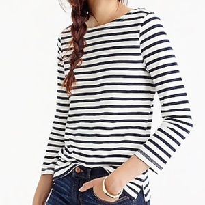 J. Crew Crewneck Striped Tee